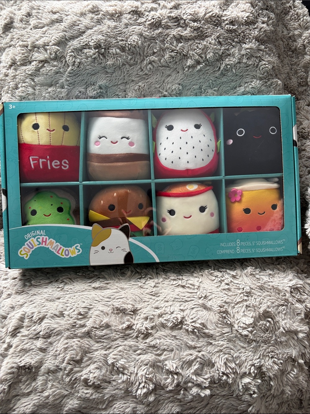 Squishmallows 8 Piece Plush Food Set